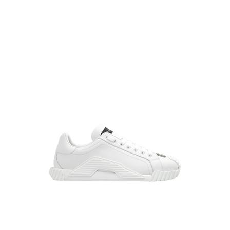 Dolce & Gabbana, NS1 sneakers with logo Wit, Dames, Maat:37 1/2 EU,leer