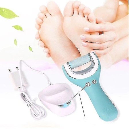 Godt tilbud til lav pris! Scholl Velvet Smooth Wet And Dry Elektrisk Fodfil Blå-Glad