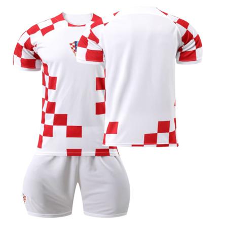 2223 New Croatia Hem Fotbollströja Nr Nummer Jersey Without Socks 22(130-135cm)