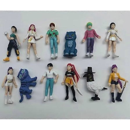 Anime Kpop Demon Hunter Figur Modell Leke - Spillborddekor & Samlerobjektgave til Barn