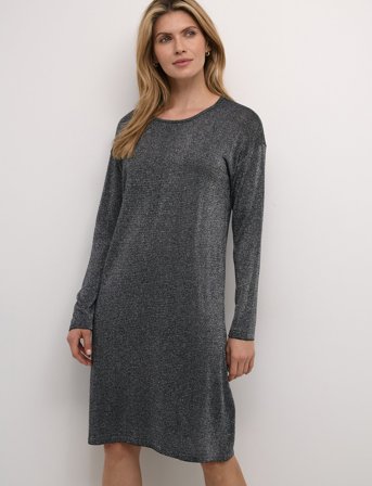 Cream Crjolly Knit Dress - Grey - M
