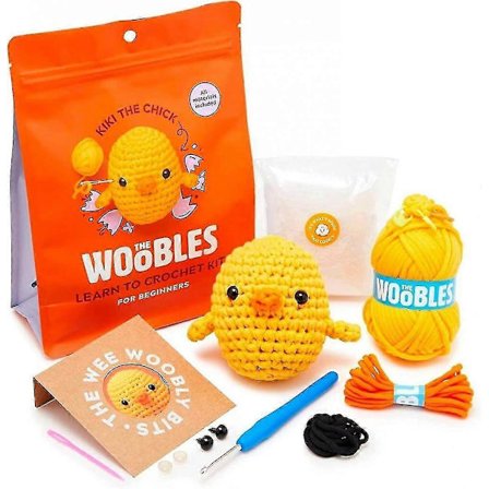 Hæklet Sæt Til Begyndere DIY Hæklet Fyldt Dyr Sæt Begynder Hæklet Sæt