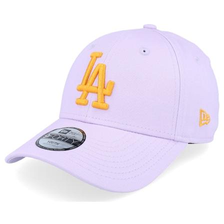 New Era - MLB Violett adjustable Cap - Kids Los Angeles Dodgers League Essential 9FORTY Pastel Lilac Adjustable @ Hatstore