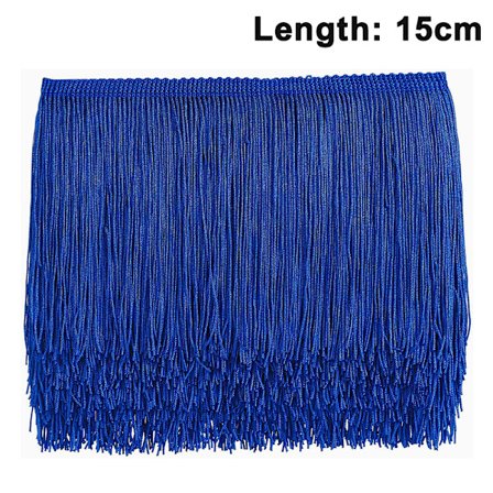 10m sytrådsfrans - Frans med tofsar 15cm/10cm bredd för kjol bröllopsklänning lampskärm dekoration