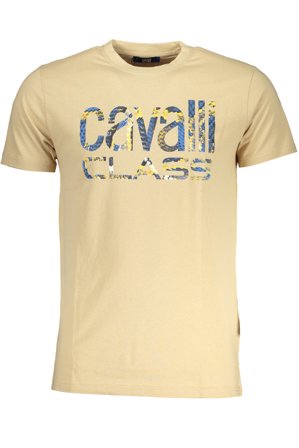 Cavalli Class T-shirt Maniche Corte Uomo Beige