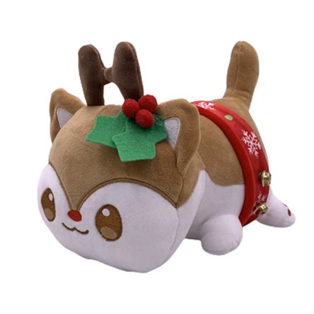 Meemeows mat Aphmau kattdocka plyschleksak söt munkfylld