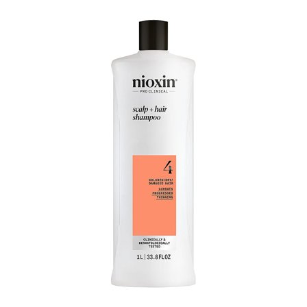 Nioxin System 4 Shampoo for Colored Thinning Hair 1000 ml, Hår, Shampoo, Hårshampoo