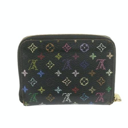Louis Vuitton Vintage, Pre-owned Canvas Wallet Zwart, Dames, Maat:ONE Size
