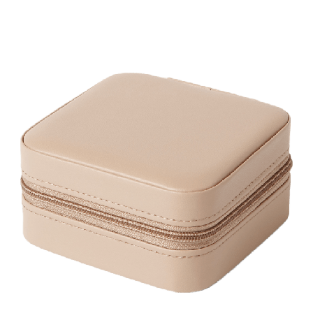 Åhléns Home Smyckeskrin med dragkedja JULIETTE Dekoration Beige ONESIZE