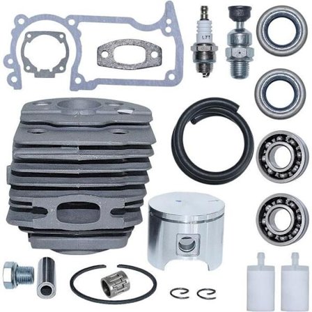 För Husqvarna 51 55, 55 Rancher för motorsågen, cylinderkit på 46 mm, 503609171, 505275719, 537127901, 501761802, 5017683