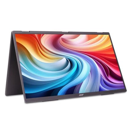 Acer PD193QEbmiuux 18.5inch Dual Portable IPS 100Hz 16:9 4ms GTG 250nits HDMI 2xType-C MM Audio out AdaptiveSync EU Black