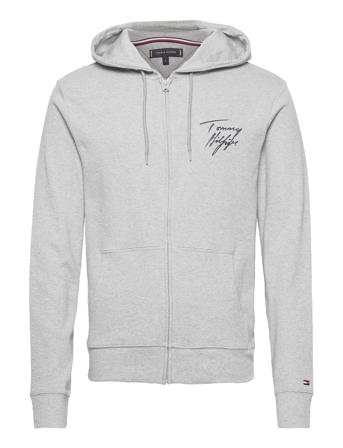 Fz Hoodie Huppari Harmaa Tommy Hilfiger