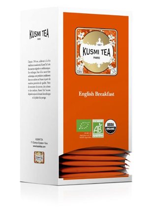 KUSMI Te Eko English Breakfast 25/fp - Lyreco - Kök och servering - Kaffe och te - Te
