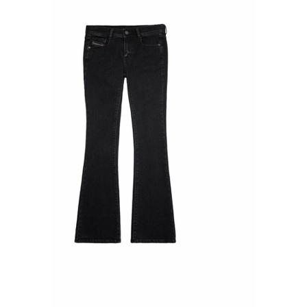 Diesel, Flared Jeans Zwart, Dames, Maat:W31 L32