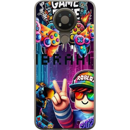 Kompatibelt Mobilskal till Nokia Nokia 3.4 Neon Gamer Art