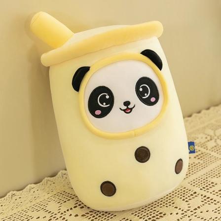 Sød plys legetøj mælkete kop pude plushise boble te plushie blød ting (9,45 in)