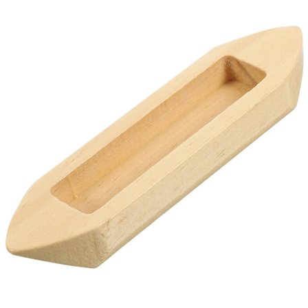Umalt Liten Trebåt Uferdig Båtmodell Mini Trekanomodell