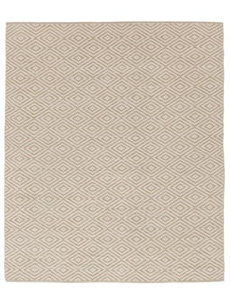 Alfombra De Cocina Solveig 250X300 Cotone Beige/Bianco Grandi