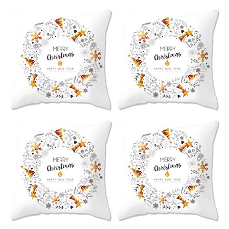 4 kpl joulusohvan halaus joulusohvan tyynysetti kodin koristetyynynpäälliset