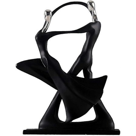 Par Skulptur Dekoration Resin Ornament, Dansande Figurer Par för Skrivbord