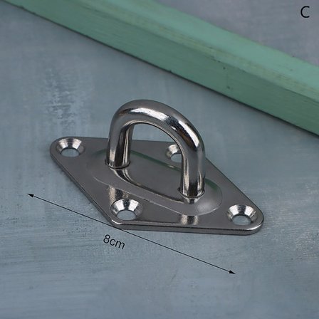 1 stk M5 M6 M8 M10 304Rustfrit stål Loft Vægmontering Krog Til