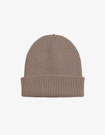 Merino Wool Beanie - Warm Taupe - One Size