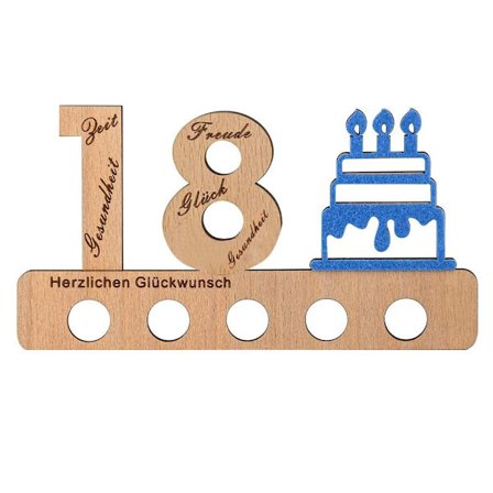 20 års fødselsdagsgaver pengegave 18. 18.