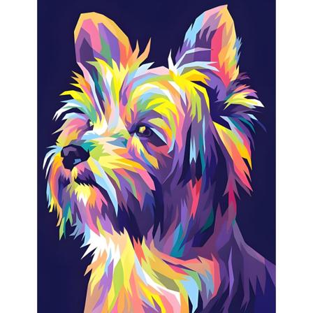 5D timanttimaalaus Uskollinen koira 30x40cm (Tyyli 2)