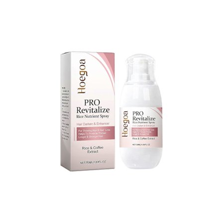 Ris Hårspray, Främjar Hårväxt, Förtjockar Håret, Ger Näring åt Hårbotten, Kaffe