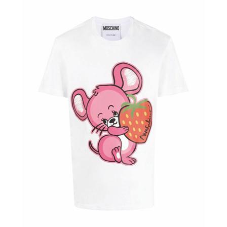 Moschino T-Shirts Hvid, Herre