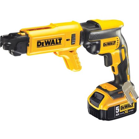 Dewalt DCF620P2K Gipsskrutrekker med 2 stk 5,0 Ah batterier og lader, Maskiner