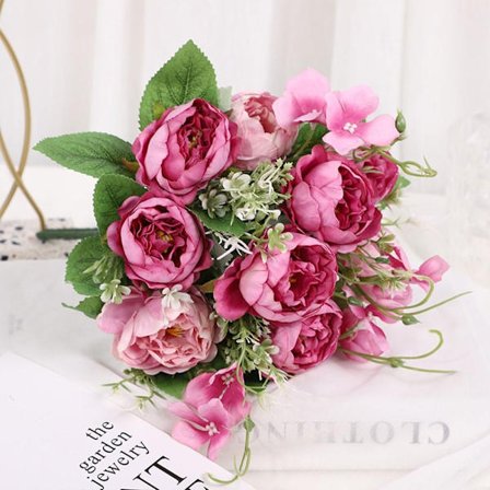 Kunstige blomster Fake Flower ROSE RED