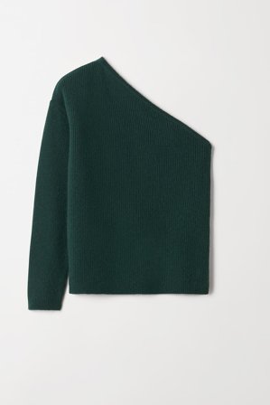 Soft Goat - One shoulder top - XL - Pine