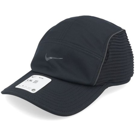 Nike - Svart 5panel Keps - Fly Cap Aeroad Black 5-Panel @ Hatstore
