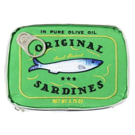 Makeup Taske Toilet Tasker Sardin Dåse Formet Makeup Organizer Taske til Personlig Pleje Skønhed Kosmetik Håndtaske til Pige Grøn