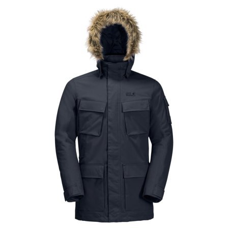 Jack Wolfskin Men's Glacier Canyon Parka Men synthetic-lined parkas Blue XXL