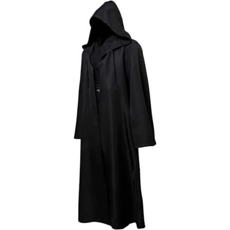 GraduationMall Sith-Robe för Vuxna Halloween Jedi Huvad Kappa Riddare Darth Sidious Star Wars Cosplay Kostym XL