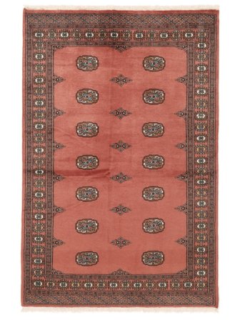Orientalischer Pakistan Buchara 2Ply Teppich 138X209 Rot/Dunkelrot Wolle, Pakistan