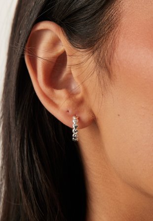 Pilgrim-Maeve Hoop Earrings Silver-plated-Onesize