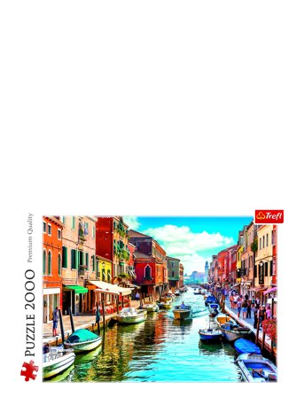 Trefl 2000 Bit Murano Island, Venice Patterned Trefl