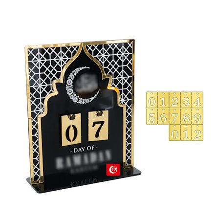 2026 Eid Mubarak Ramadan Kareem Festdekoration Akryl nedtællingskalender