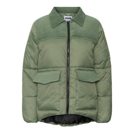 Noisy May, Travis Puffer Jacket Groen, Dames, Maat:XL