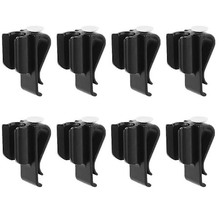 Golf Putter Clip Golf Bag Clip Putter Klemme Holder Putter Clip Organizer 8 stk., Sort
