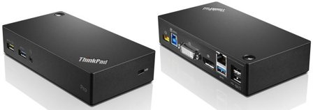 Lenovo ThinkPad USB 3.0 Pro Dock - dokkingstasjon - USB - DVI, DP - GigE