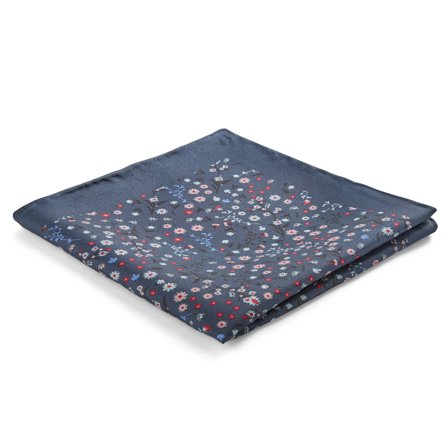 Pañuelo de bolsillo de seda Boho Basil para hombres - Pañuelos de bolsillo estampados