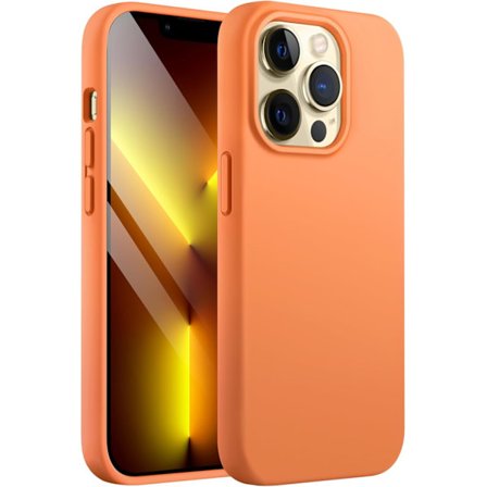 Skal för iPhone 13 Pro Max 6,7 tum, Silkeslen mjuk beröring Full Body Skal, Stöttåligt skal med mikrofiberfoder