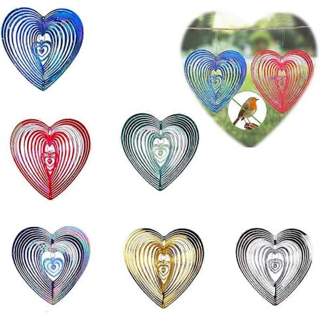 Heijastava tuulimylly, heijastava lintukarkotin, heijastava lintujen karkote, lintukarkotin, heijastava lintujenesto, heijastava lintujenesto (Sydän 6