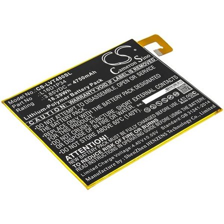 Batteri til nettbrett for Lenovo Tab4 8, Tab4 8 Plus, TB-8704X og andre.
