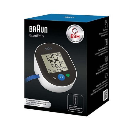 Braun Blodtryksmåler ExactFit 2 BUA4050EU, Medicin & Pleje, Medicin & Pleje, Blodtryksmålere