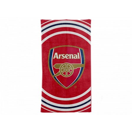 Arsenal FC Officiell Pulse Design Handduk One Size Röd/Vit/Blå